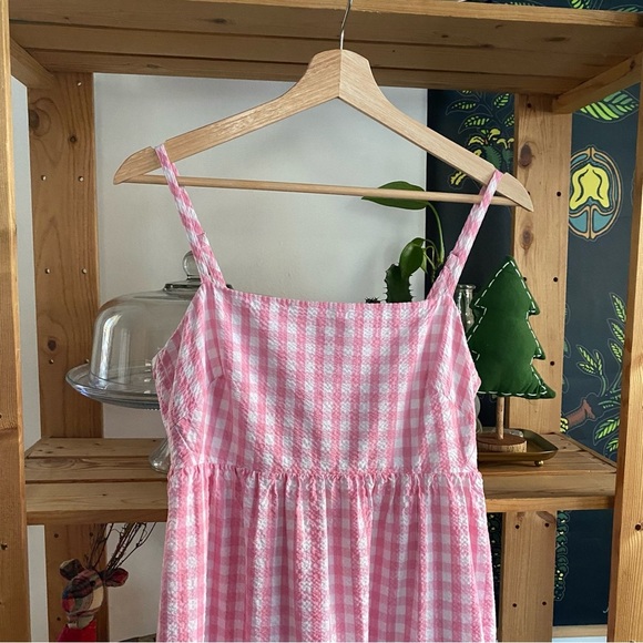 J. Crew Pink and White Tiered Sundress - Picture 5 of 15